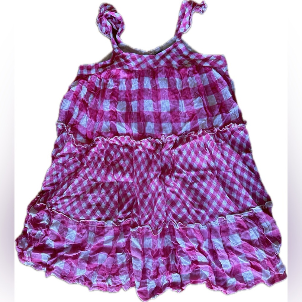 French Connection Pink Gingham Dress